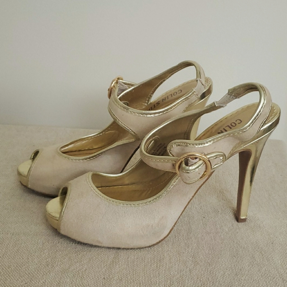 Women's Colin Stuart 6M high shoes Peek a toe
